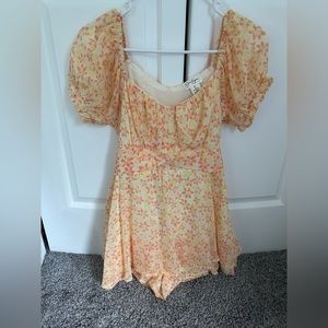 Jessica Simpson off shoulder romper